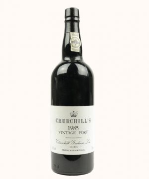 1985 metų vynas. Churchill’s Vintage Porto vynas