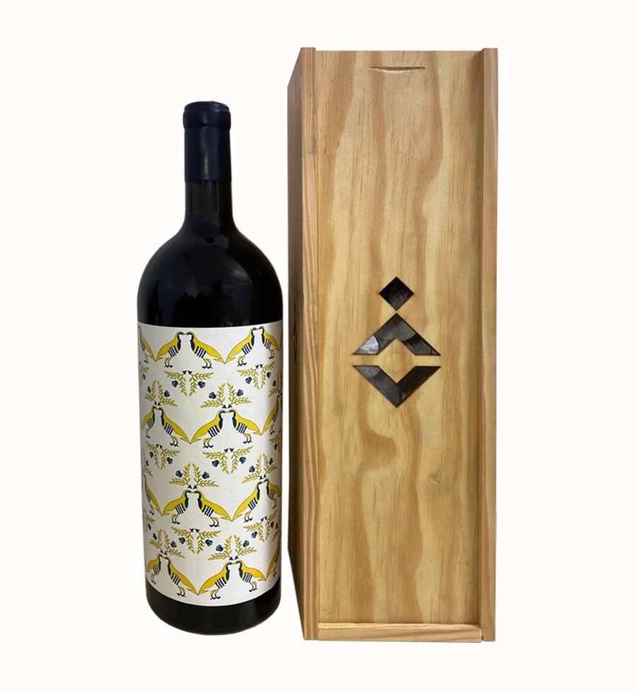 magnum vyno butelis su dėžute