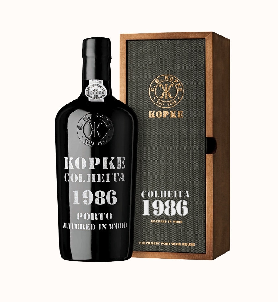1986 metų vynas. KOPKE Colheita 1986 portas 1986 metų vynas. KOPKE Colheita 1986 portas